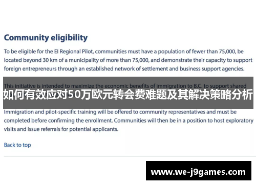 如何有效应对50万欧元转会费难题及其解决策略分析 如何有效应对50万欧元转会费难题及其解决策略分析
